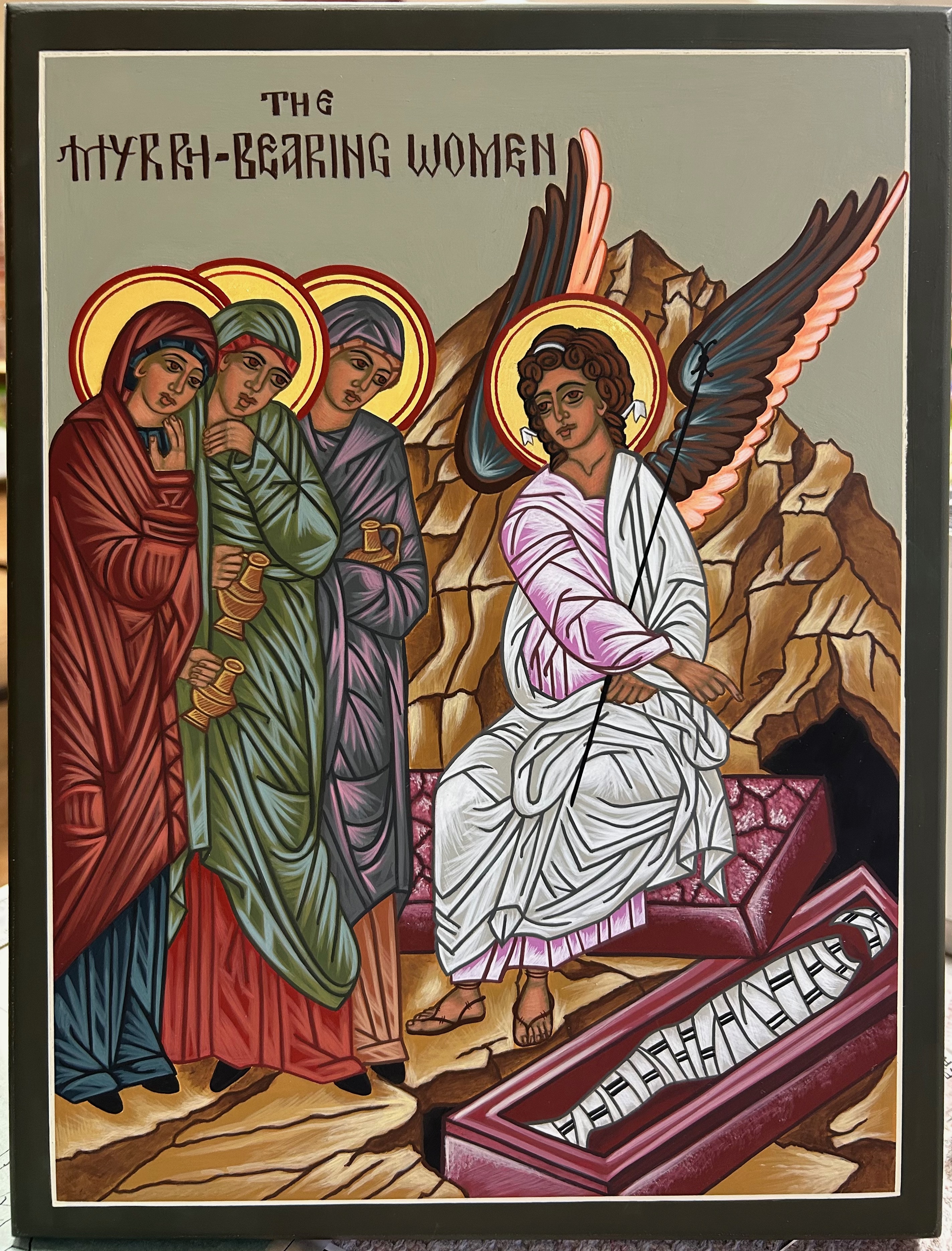 "After the Sabbath, Mary Magdalene, Mary the mother of James and Salome bought spices so that they might go and anoint Jesus' body."     

Mark 16:1